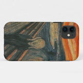 Coques Case-Mate iPhone Le cri (Texturé) d'Edvard Munch (Dos (Horizontal))
