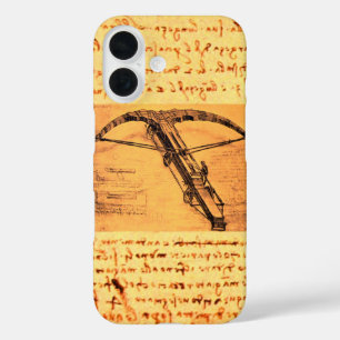 Coques iPhone 16 LE CROSSBOW GÉANT Leonardo da Vinci Dessin