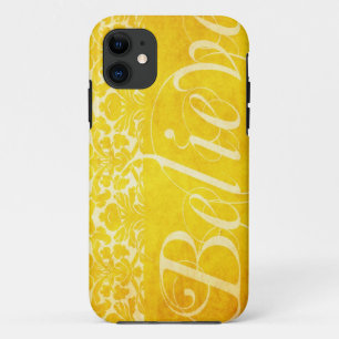 Etui iPhone Case-Mate Le cru croient la couverture jaune de l'iPhone 5