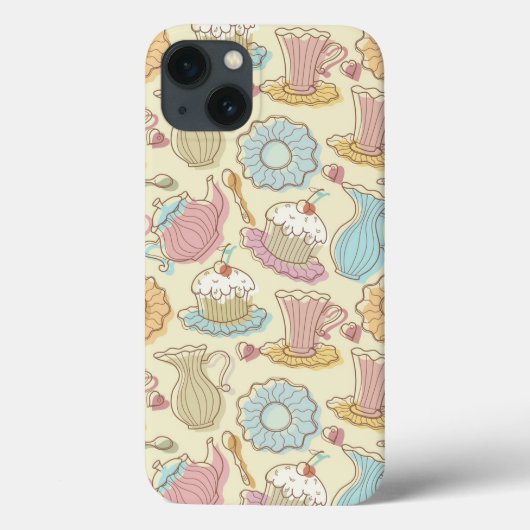 Coques Case-Mate iPhone Le dessin de main bombe des silhouettes (Verso)
