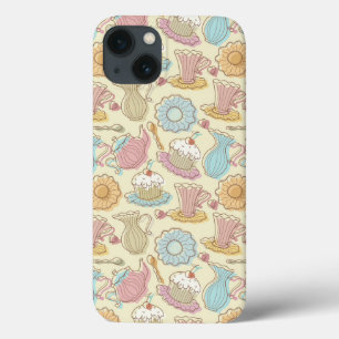 Etui iPhone 13 Le dessin de main bombe des silhouettes