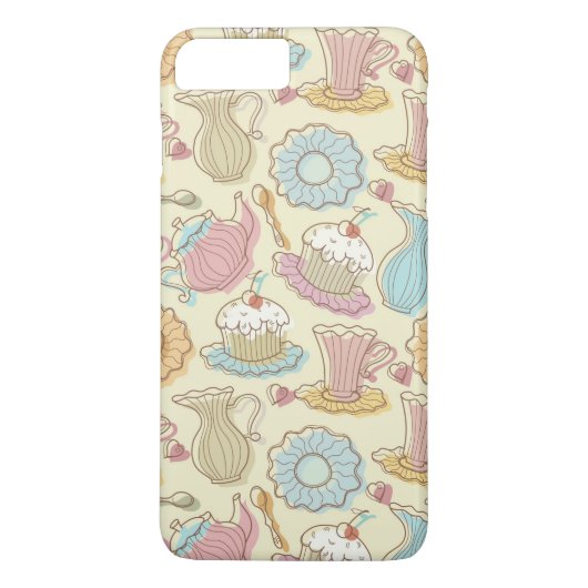 Coques Case-Mate iPhone Le dessin de main bombe des silhouettes (Dos)