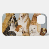 Coques Case-Mate iPhone Le dîner des chiens (Verso (horizontal))