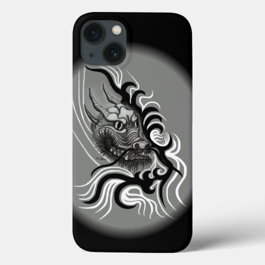 Coques Case-Mate iPhone Le dragon chinois à la toiture de tatouage (Verso)