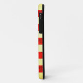 Coques Case-Mate iPhone Le drapeau américain de l'argent (Dos/Gauche)
