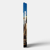 Coques Case-Mate iPhone Le drapeau américain vole entre la lune montante (Verso / Gauche)