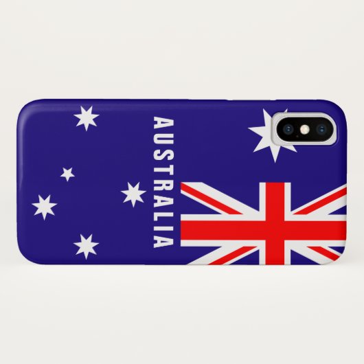 Coques Case-Mate iPhone Le drapeau australien de l'Australie a (Dos (Horizontal))