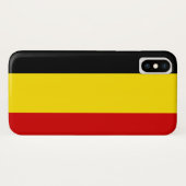 Coques Case-Mate iPhone Le drapeau de la Belgique (Dos (Horizontal))