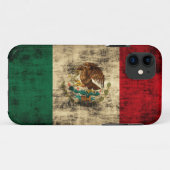 Coques Case-Mate iPhone Le drapeau du Mexique a affligé l'iPhone 5 de (Dos (Horizontal))