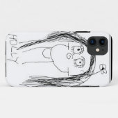 Coques Case-Mate iPhone Le Drawing de Your Child (Dos (Horizontal))