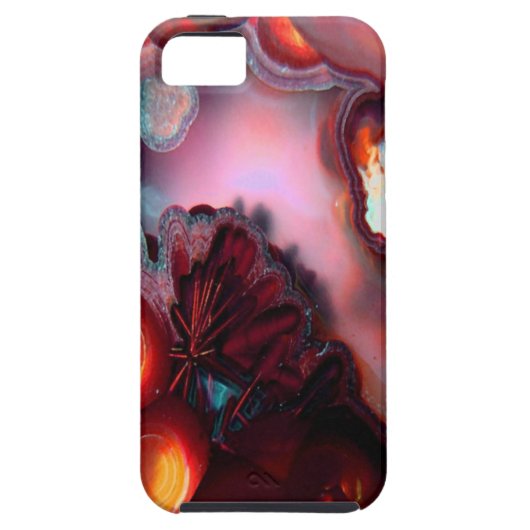 Coques Case-Mate iPhone Le feu à l'intérieur de l'art de cristal d'agate (Dos)