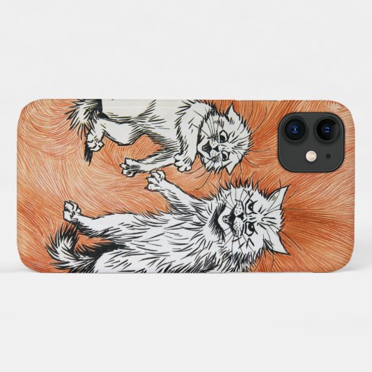 Coques Case-Mate iPhone Le feu de l'esprit, Louis Wain (Dos (Horizontal))