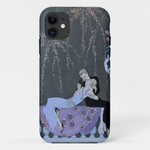 Coque Case-Mate Pour iPhone Le feu, illustration pour des "fêtes Galantes" pa