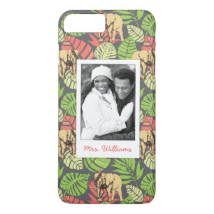 Case-Mate iPhone Case Le feuille et les éléphants exotiques ajoutent