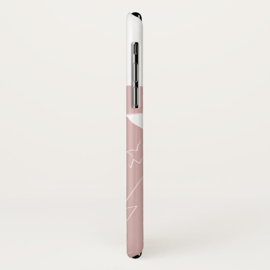 Coques Case-Mate iPhone Le Flash | Silhouette du devis "Expression vide" (Dos/Gauche)