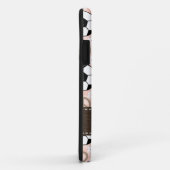 Coques Case-Mate iPhone Le football d'amour de paix (Dos/Droite)