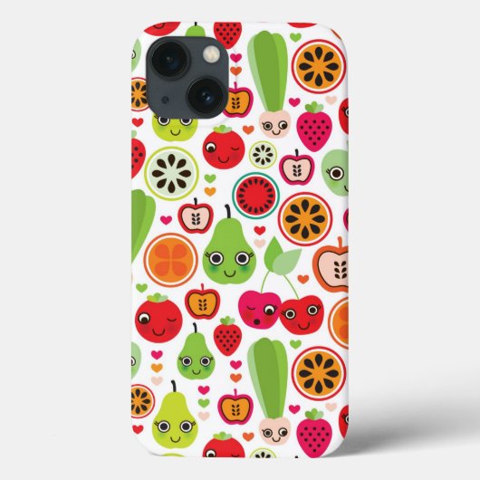 Coques Case-Mate iPhone le fruit badine la pomme d'illustration (Verso)
