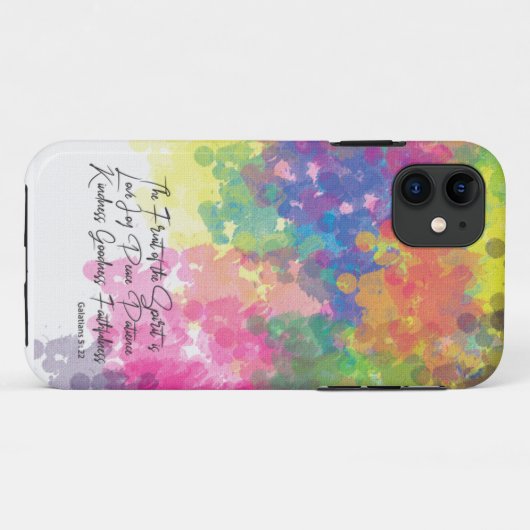 Coques Case-Mate iPhone Le Fruit de l'Esprit - Galates 5 (Dos (Horizontal))