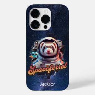 Coque Pour iPhone 14 Pro Le furet dans un Spacesuit et des Etoiles