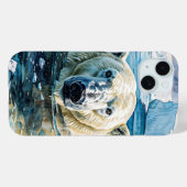 Coques Case-Mate iPhone Le Gardien des glaces attentif (Verso (horizontal))