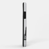 Coques Case-Mate iPhone Le Général George A. Custer (photo de b/w) (Dos/Droite)