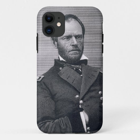 Coques Case-Mate iPhone Le Général William Tecumseh Sherman, gravé après a (Dos)