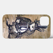 Coques Case-Mate iPhone Le Gentleman Rabbit (Verso (horizontal))