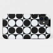 Coques Case-Mate iPhone Le grand mod pointille l'iPhone noir et blanc 5 du (Dos (Horizontal))