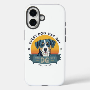 Coques iPhone 16 Le grand moment du chien