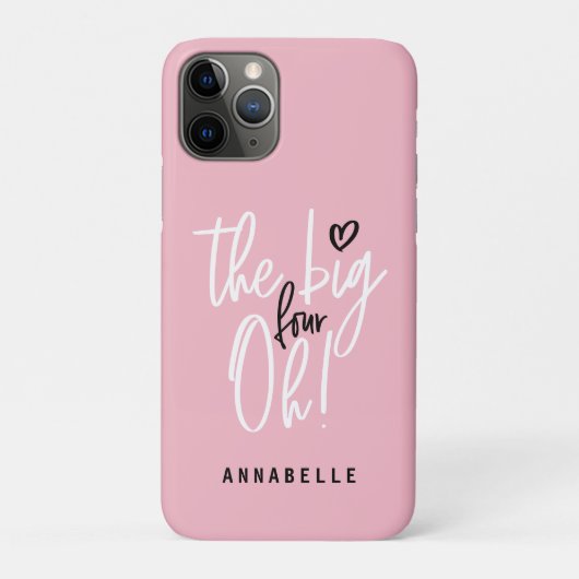 Coques Case-Mate iPhone Le grand quatre oh ! 40e anniversaire fête de fave (Dos)