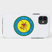 Coques Case-Mate iPhone Le grand sceau de la nation Choctaw de l'Oklahoma (Dos (Horizontal))