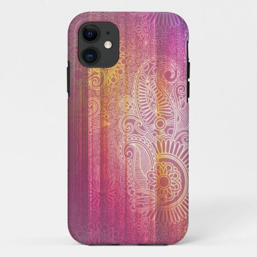 Coques Case-Mate iPhone Le griffonnage vif de Paisley modèle le cas de (Dos)