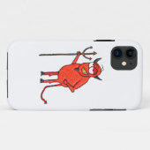 Coques Case-Mate iPhone Le gril de Satan heureux (Dos (Horizontal))