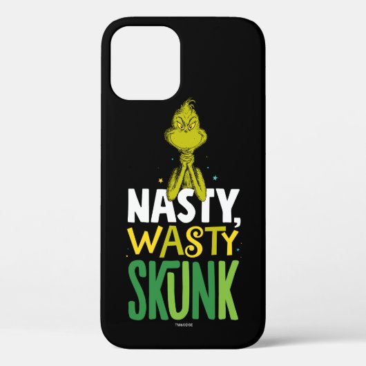Coques Case-Mate iPhone Le Grinch | Nasty Wasty Skunk (Verso)