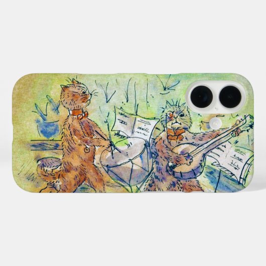 Coques Case-Mate iPhone Le groupe de Cats, Louis Wain (Verso (horizontal))