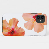 Coques Case-Mate iPhone Le Hawaïen de ketmie fleurit le kona de photo (Dos (Horizontal))