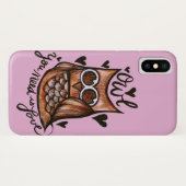 Coques Case-Mate iPhone Le hibou dont vous avez besoin est les chouettes a (Dos (Horizontal))