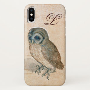 Coque Case-Mate Pour iPhone LE HIBOU, Monogramme rose sépia