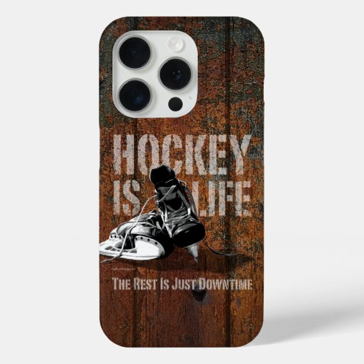 Coques Case-Mate iPhone Le hockey c'est la vie (Verso)