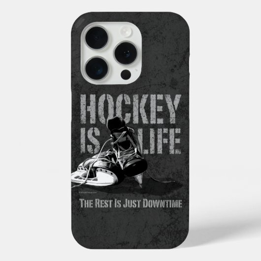 Coques Case-Mate iPhone Le hockey c'est la vie (Verso)