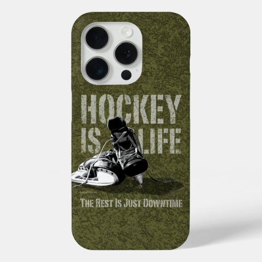 Coques Case-Mate iPhone Le hockey c'est la vie (Verso)