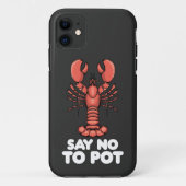Coques Case-Mate iPhone Le Homard Dit Non Au Pot (Dos)