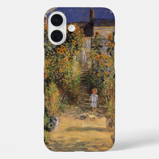 Coques Case-Mate iPhone Le jardin de l'artiste à Vetheuil par Claude Monet (Verso)