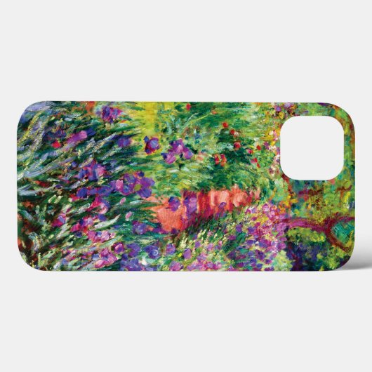 Coques Case-Mate iPhone Le jardin d'Iris par Claude Monet  (Verso (horizontal))