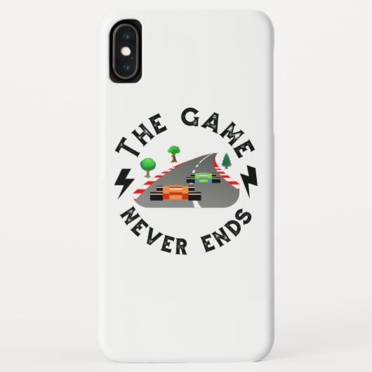 Coques Case-Mate iPhone Le jeu ne se termine jamais (Dos)