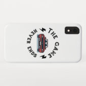 Coques Case-Mate iPhone Le Jeu ne se termine jamais (Dos (Horizontal))