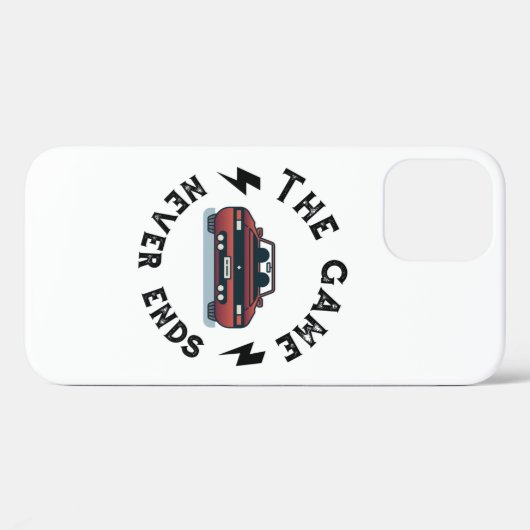 Coques Case-Mate iPhone Le Jeu ne se termine jamais (Verso (horizontal))