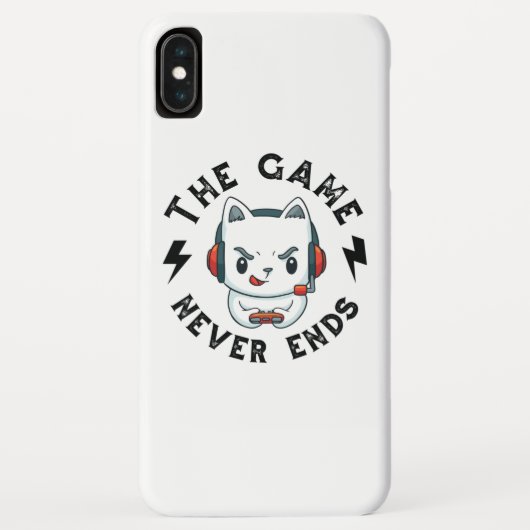 Coques Case-Mate iPhone Le jeu n'est jamais fini (Dos)