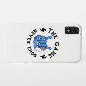 Coques Case-Mate iPhone Le jeu n'est jamais fini (Dos (Horizontal))