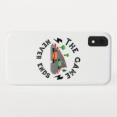 Coques Case-Mate iPhone Le jeu n'est jamais fini (Dos (Horizontal))